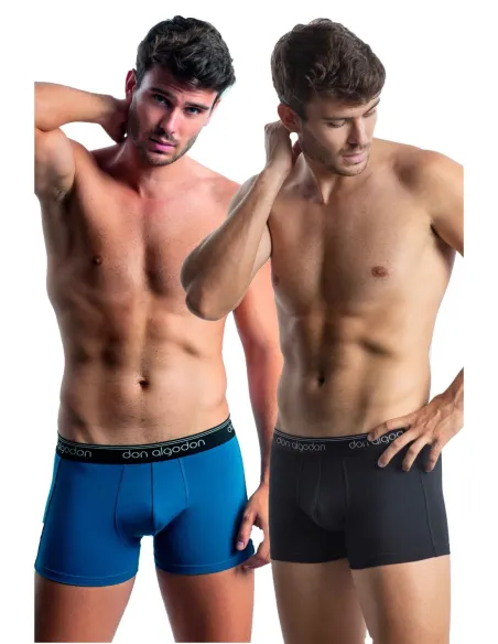 Pack 2 Boxer Cro Algodon Liso